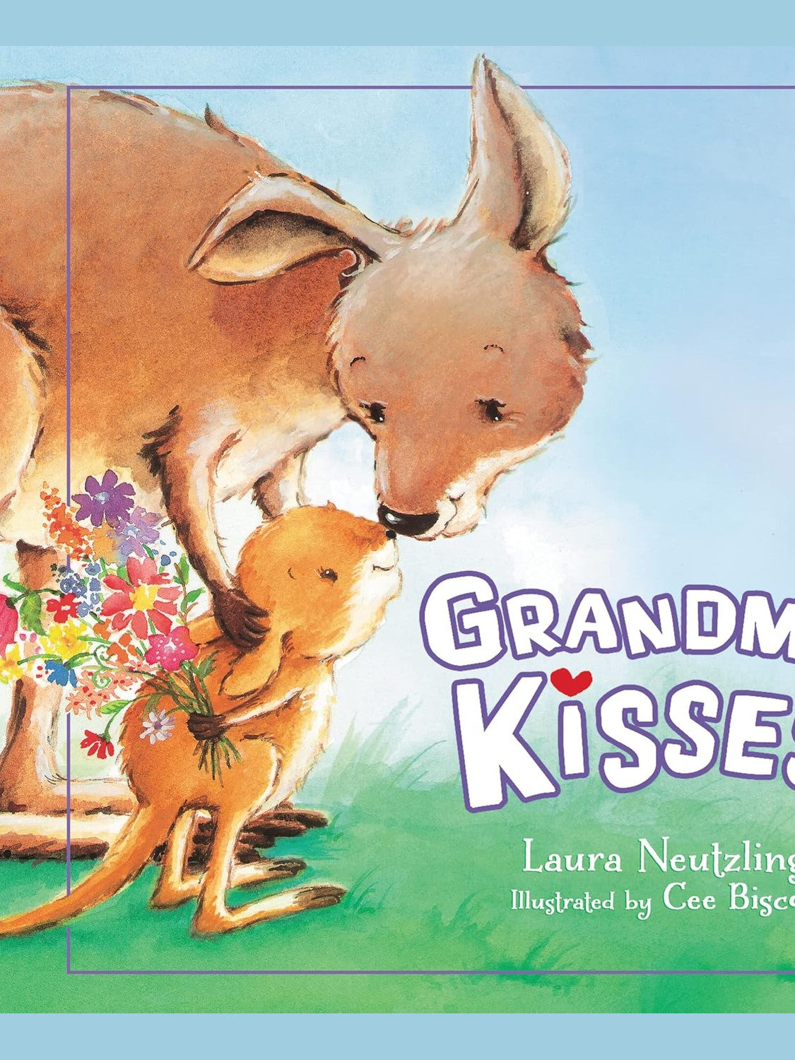Book Children's Grandma Kisses Padded Hard Cover