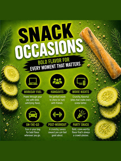 Wicked Twists Dill Pickle Seasoned Pretzels Pdp1205