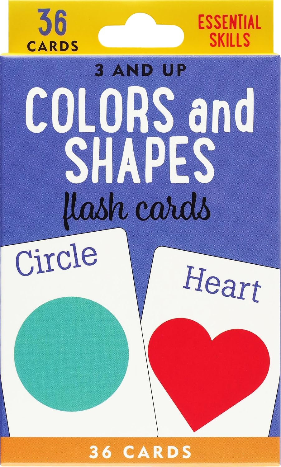 Flash Cards Colors And Shapes For Kids 36pc 336927