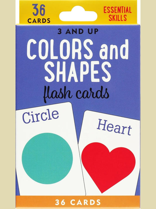 Flash Cards Colors And Shapes For Kids 36pc 336927
