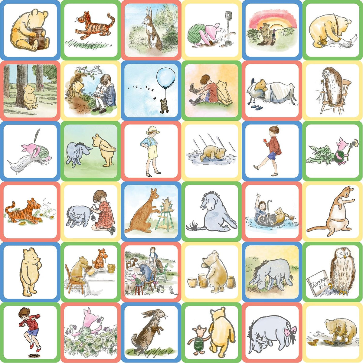 Card Game Memory Match Winnie The Pooh 100pc 348456