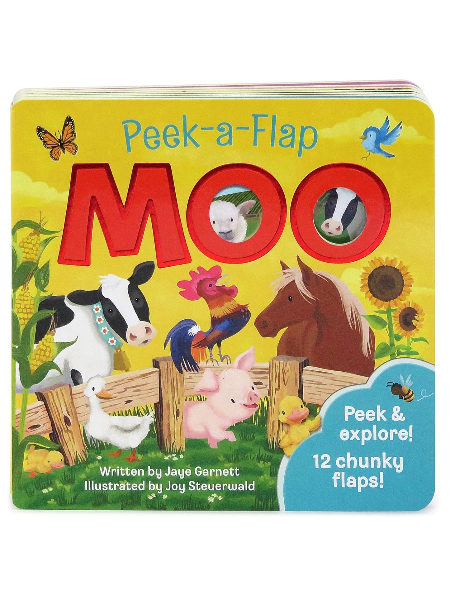 Peek A Flap Moo&nbsp; Children's Book 390563