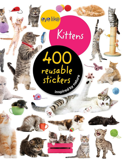 Sticker Book Kittens 400 Reuseable Stickers&nbsp;