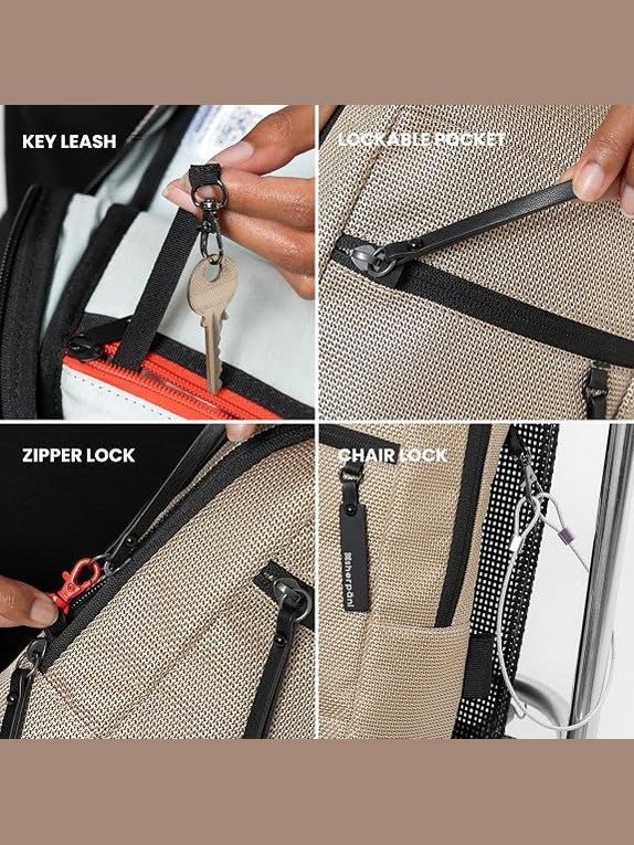 Back Pack Sling Metro Aloe Mist Rfid SS26