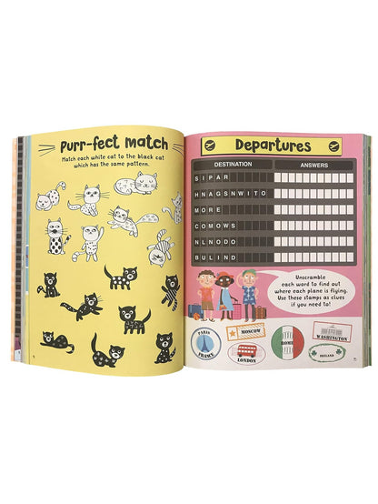 Maze &amp; Puzzle Book 200 Challenges Children's Book 390544