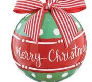 Christmas Christmas Ball Ornament 3" Happy B-Day Jesus, Merry Christmas 4 Styles 9745329 