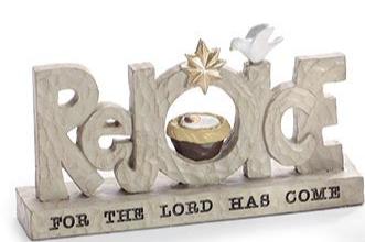 Christmas Ornament Shelf Sitter Rejoice Glory 2 Styles 9745502 