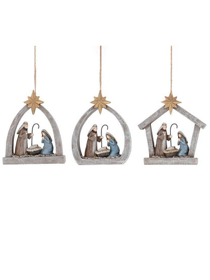 Christmas Ornament  Divine Night Holy Family 3 Styles 9748799 