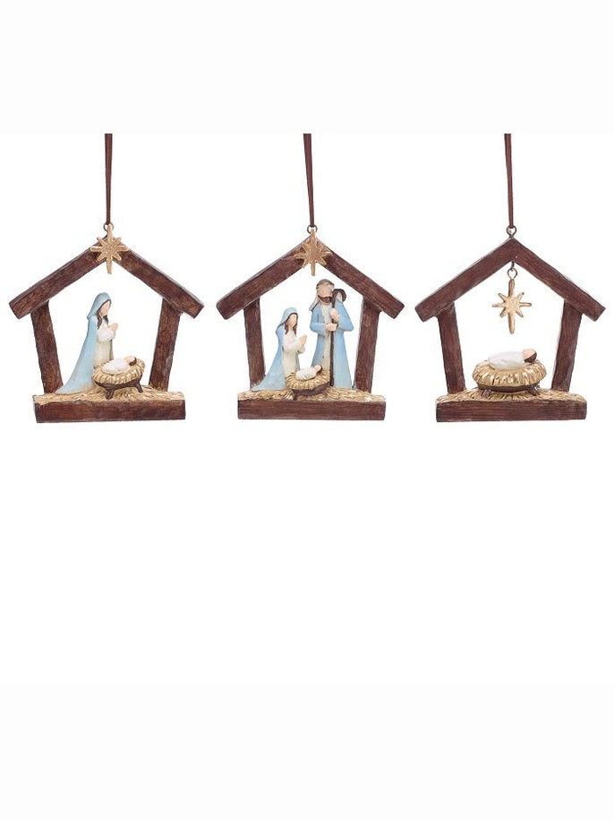 Christmas Hanging Ornament Humble Hope Holy 3 Styles 4"X 5" 9750389