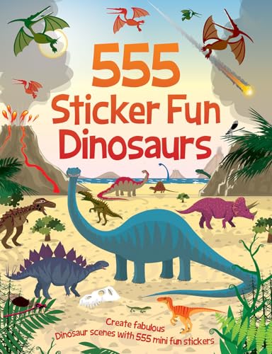 House Of Cards-Sticker Book Dinosaurs 555 Stickers Children's 391461