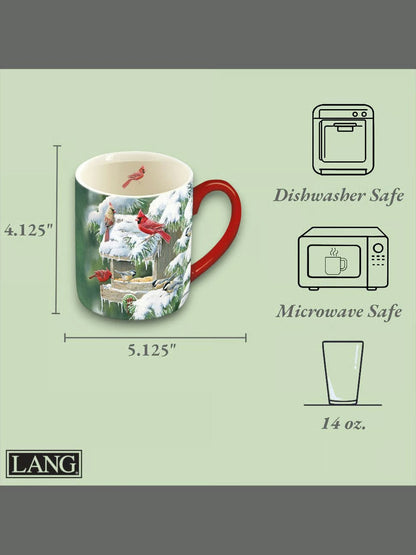 Mug  Cardinal Christmas 14oz 2122108