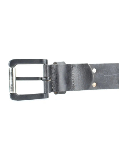 Belt  Black Leather 1.5" Men's  American Bison Abb007