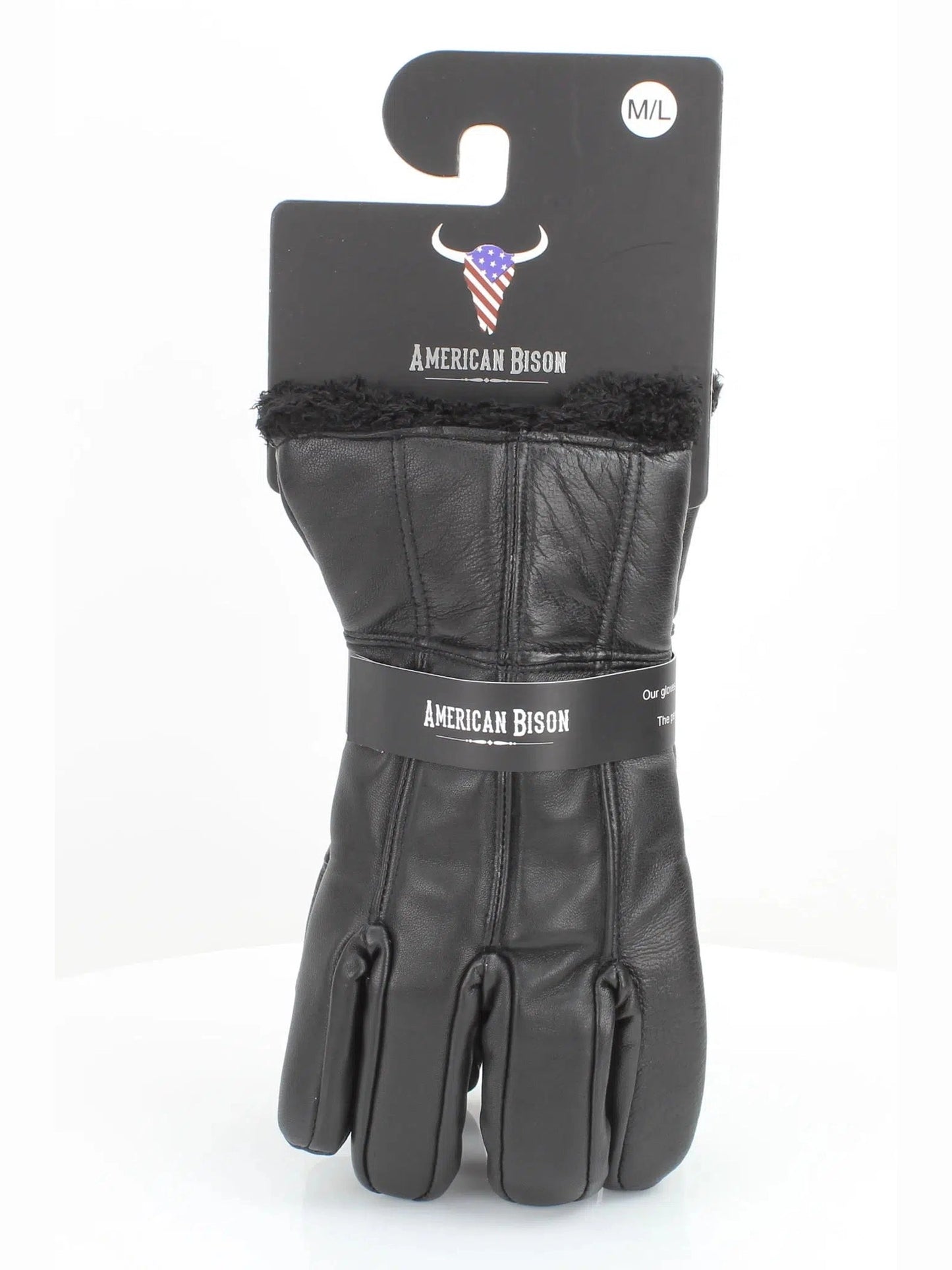 Gloves Sheep Skin Leather Men's Black Leather Abgl101sh
