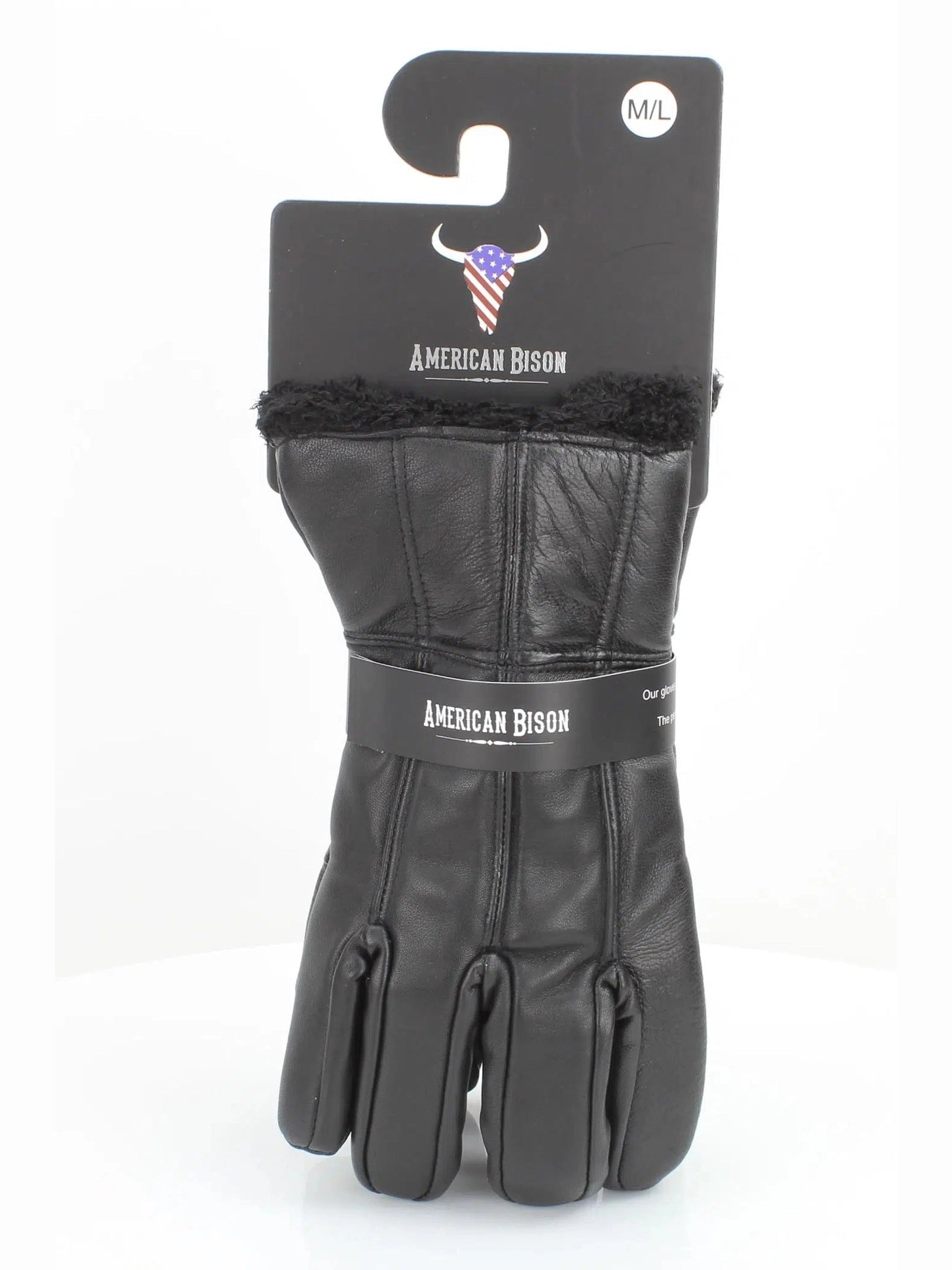 Gloves Sheep Skin Leather Men's Black Leather Abgl101sh