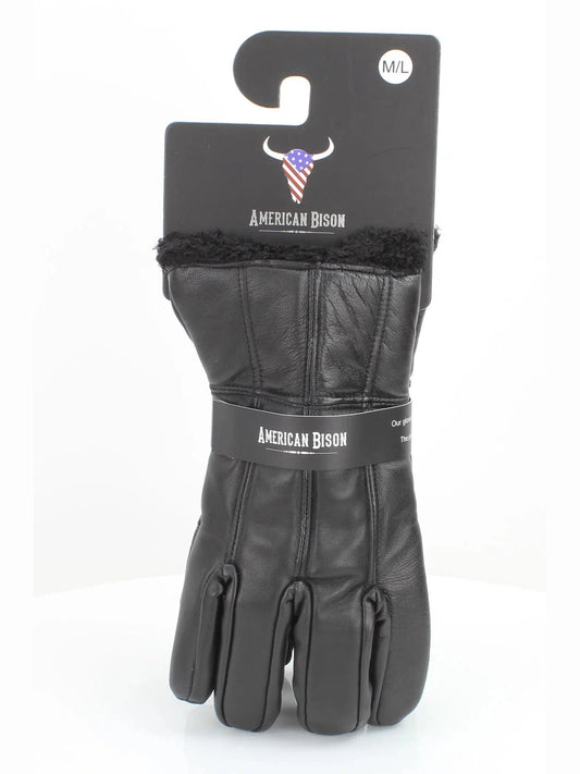 Gloves Sheep Skin Leather Men's Black Leather Abgl101sh