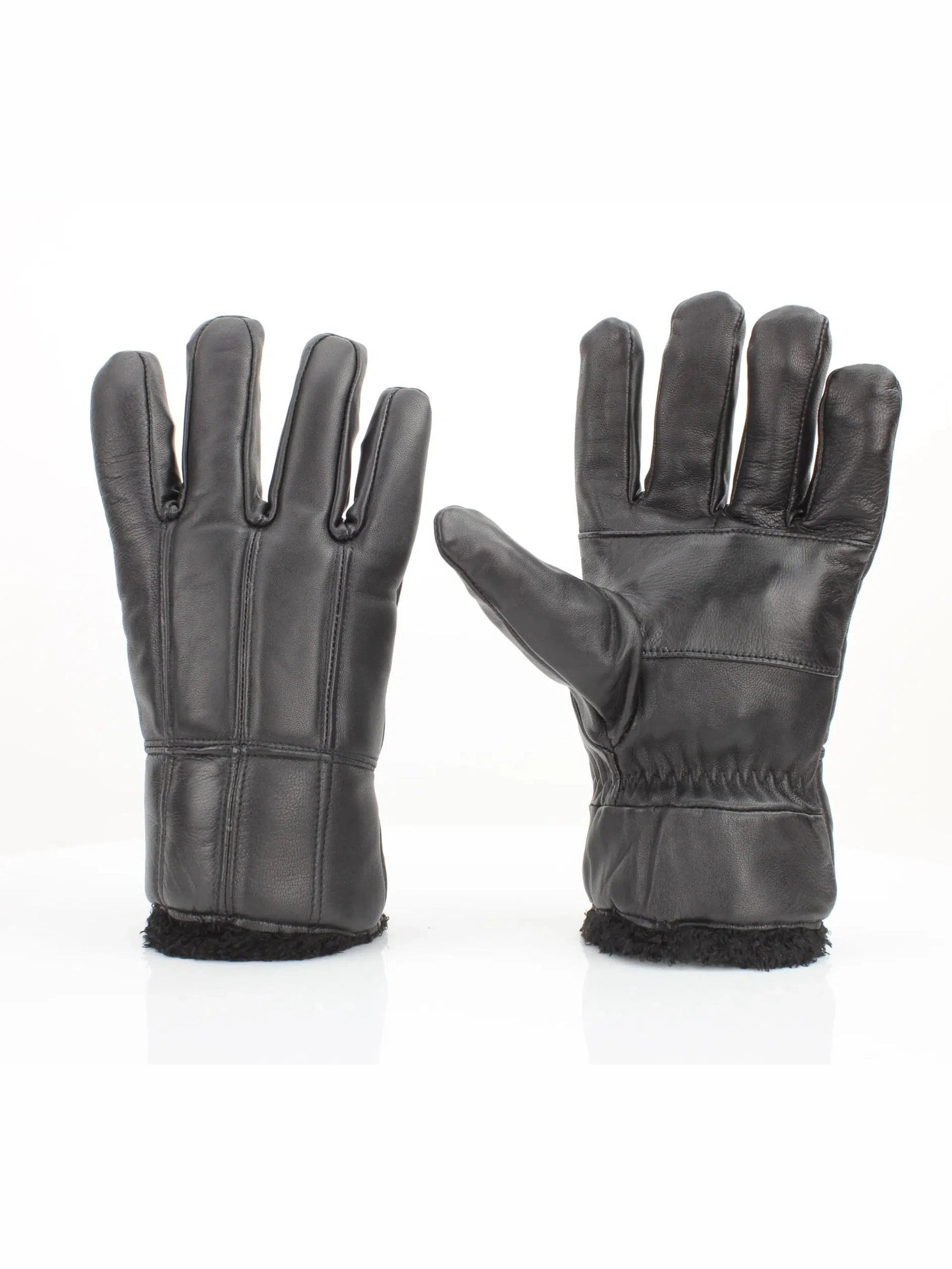 Gloves Sheep Skin Leather Men's Black Leather Abgl101sh
