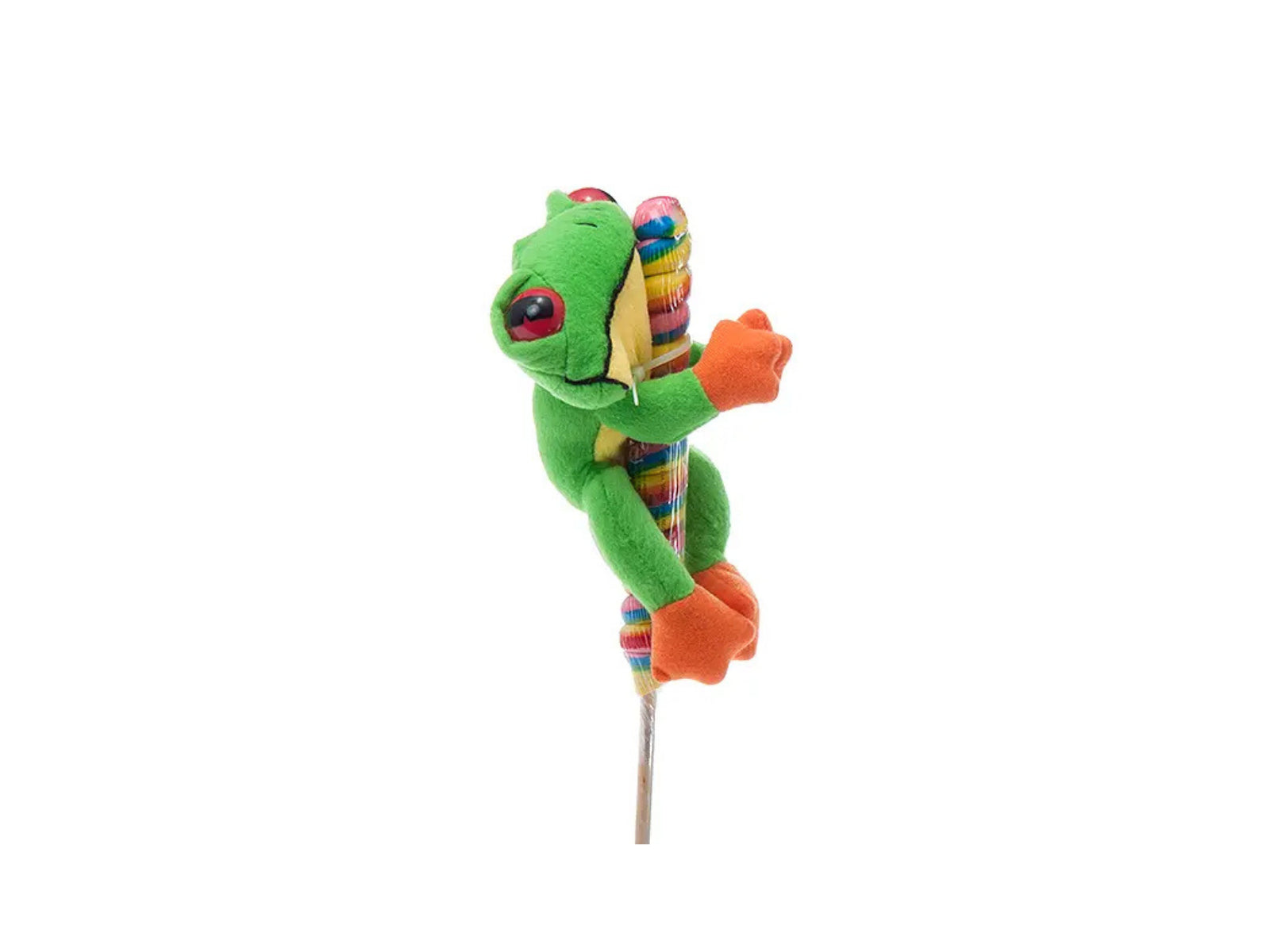 Lollyplush 6" Green Tree Frog With Lolly Pop 0n 14" Stick 200220