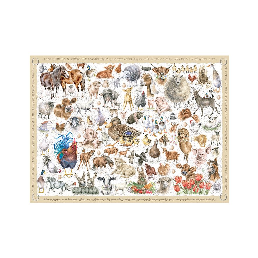 Jigsaw Puzzle Farmyard Friends Puzzle005 