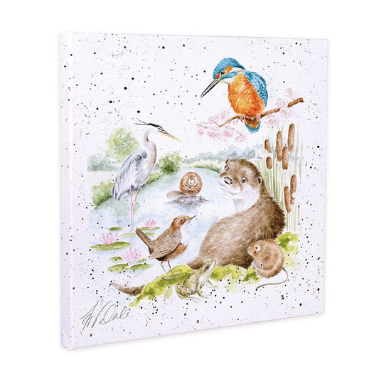 Wrendale Canvas Art CS231 River Otter 