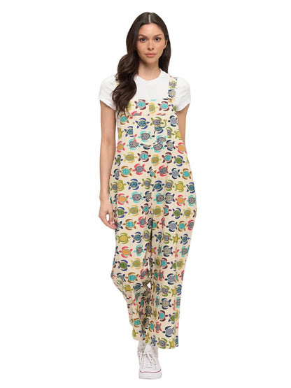 Overalls Colorful Turtles Print&nbsp; Women's SM26093