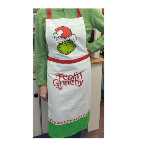 Feeling Grinchy - Grinch Apron - One Size 