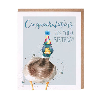Card - Conquackulations, It's Your Birthday - Duck 