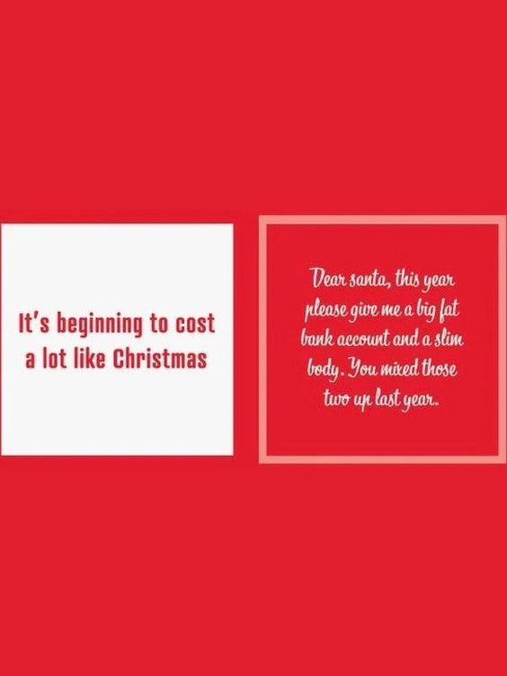 Napkin&nbsp; Dear Santa 5x5"&nbsp;