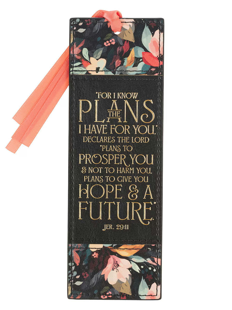 Bookmark Jer.19:11 I Know The Plans  Faux Leather Bmf179