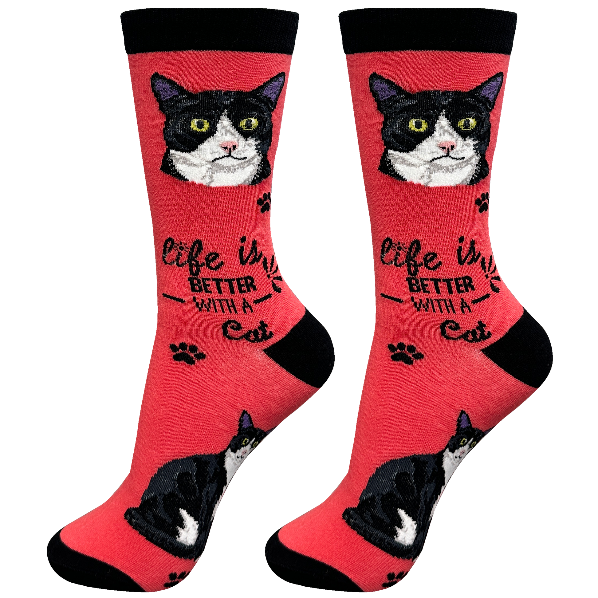 Socks  Black & White Cat    841-3 