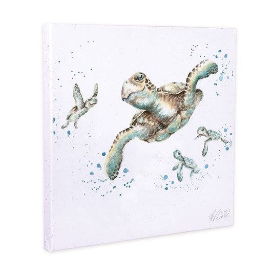 Wrendale Canvas Art Z028 Sea Turtle 