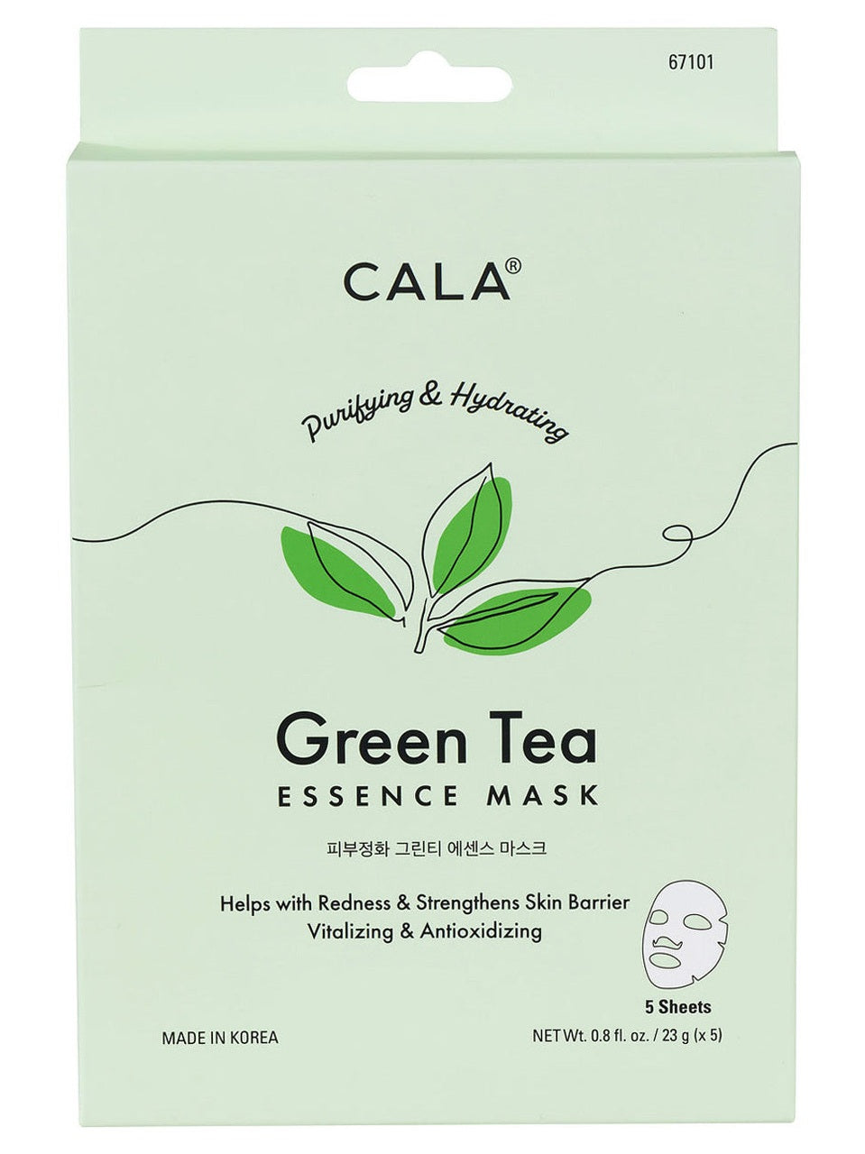Mask Face Essence Green Tea 5Pk 67101 