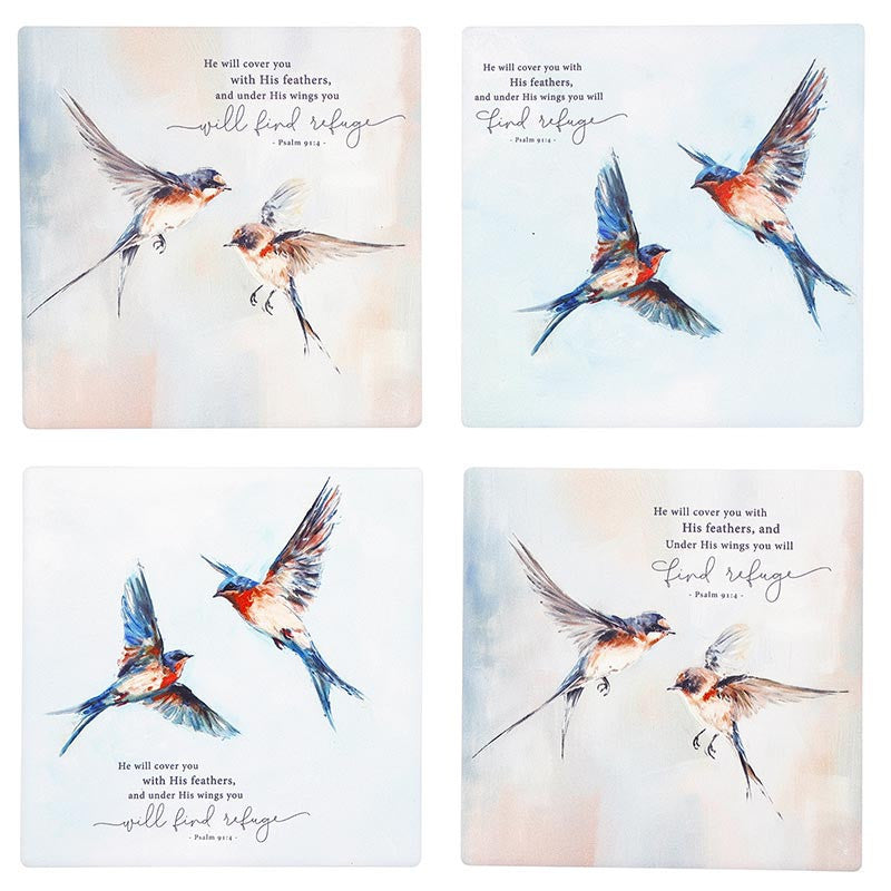 Coaster Under His Wing Collection 4Pk&nbsp; Cosp2004