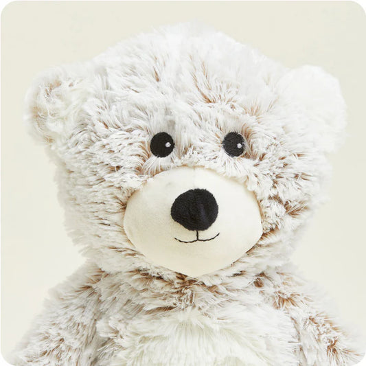 Warmies Brown Marshmello Bear - Heatable Stuffed Animals 