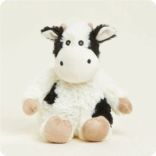 Warmies Cow (Black & White) - Heatable Stuffed Animals 