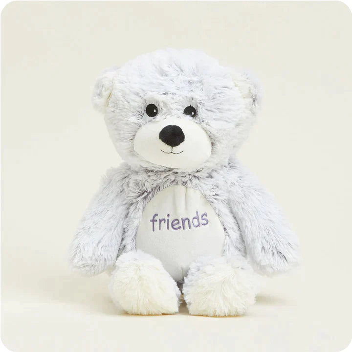 Warmies Purple Bear - Heatable Stuffed Animals 