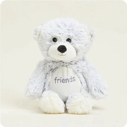 Warmies Purple Bear - Heatable Stuffed Animals 