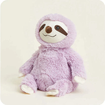 Warmies Purple Sloth - Heatable Stuffed Animal 