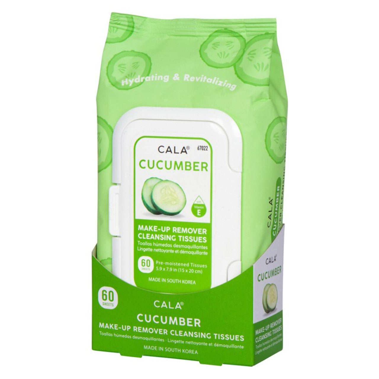 Tissues Cleansing Make up Remover Cucumber 60 Sheets 67022 