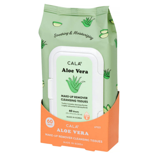 Tissues Facial Cleaning Aloe Vera Vitamin E 60 Sheets 47021 