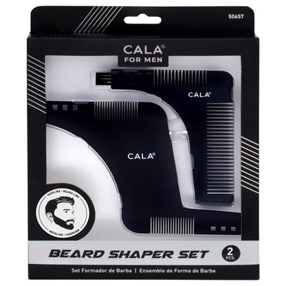 Beard Shaper Set 2Pc Black Men's 50657 