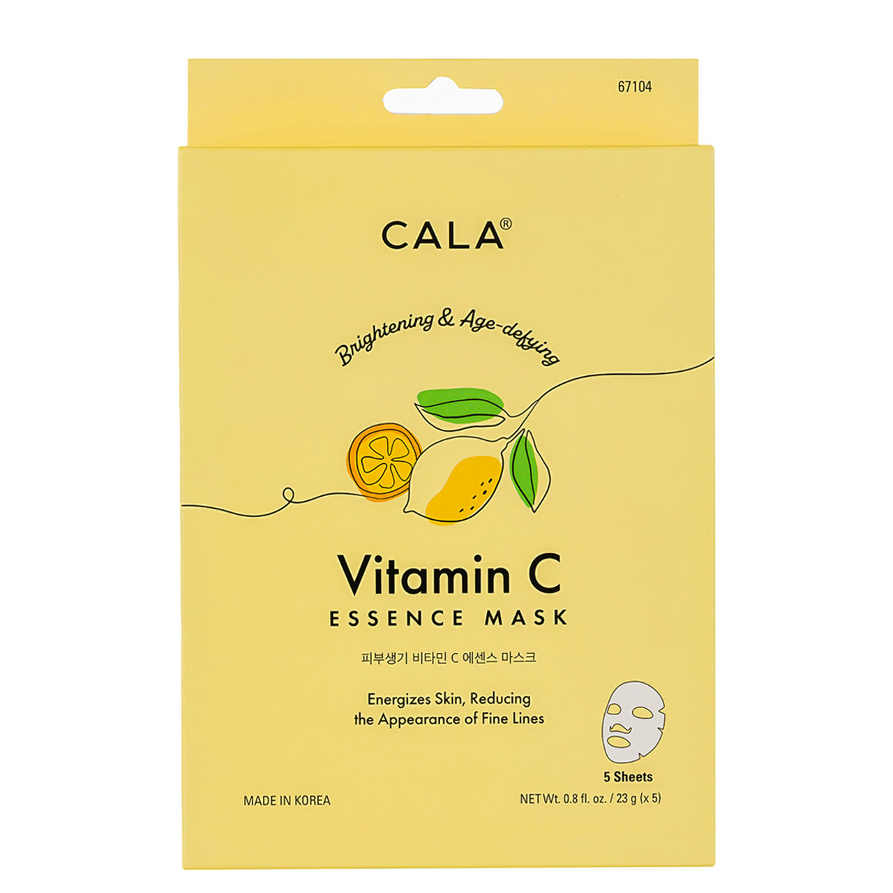 Mask Face Essence Vitamin C 5Pk 67104 