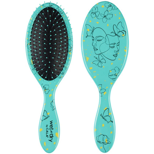 Brush Hair Wet n Dry Green Masked Butterfly 66830 