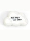 Charm Cloud Pebble 1.5"  White Porcelain   E6740-un