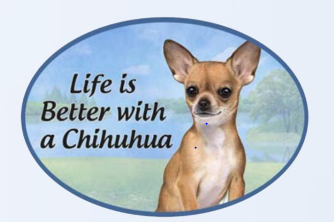 Car Magnet Chihuahua Tan Dog 1001-10 