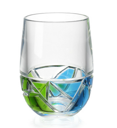 Acrylic Tumbler - Mosaic Peacock - 10oz 