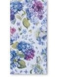 Tea Towel  Whispers Of Blue Floral Plaid Terry R8608