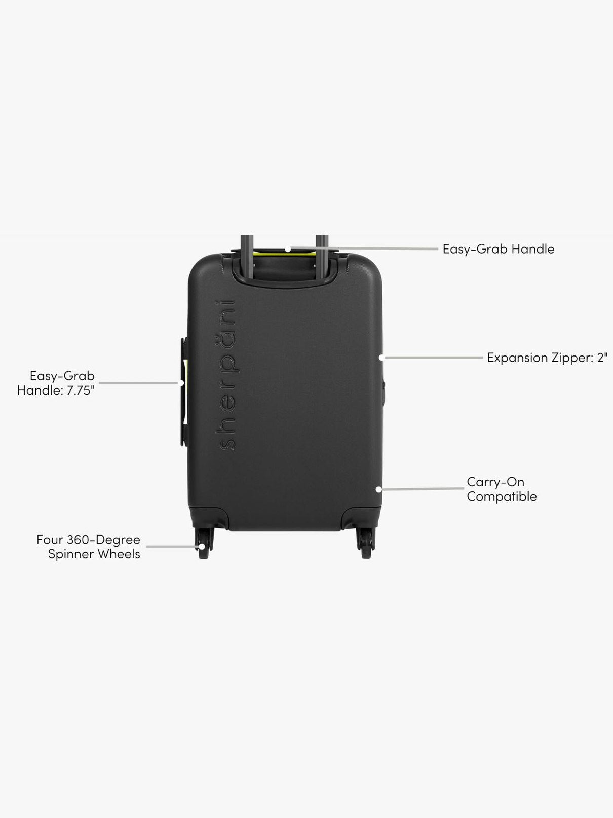 Luggage Meridian 22" Carry On Black 35664