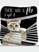 Coaster 02-01986 Cat There Was A Fly 4x4" 