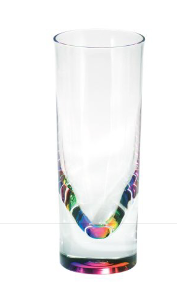 Acrylic Tumbler-Tear Drop - Rainbow-14oz-23189 