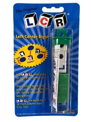 Games&nbsp; Lcr Blister Card Dice Game kpl00001